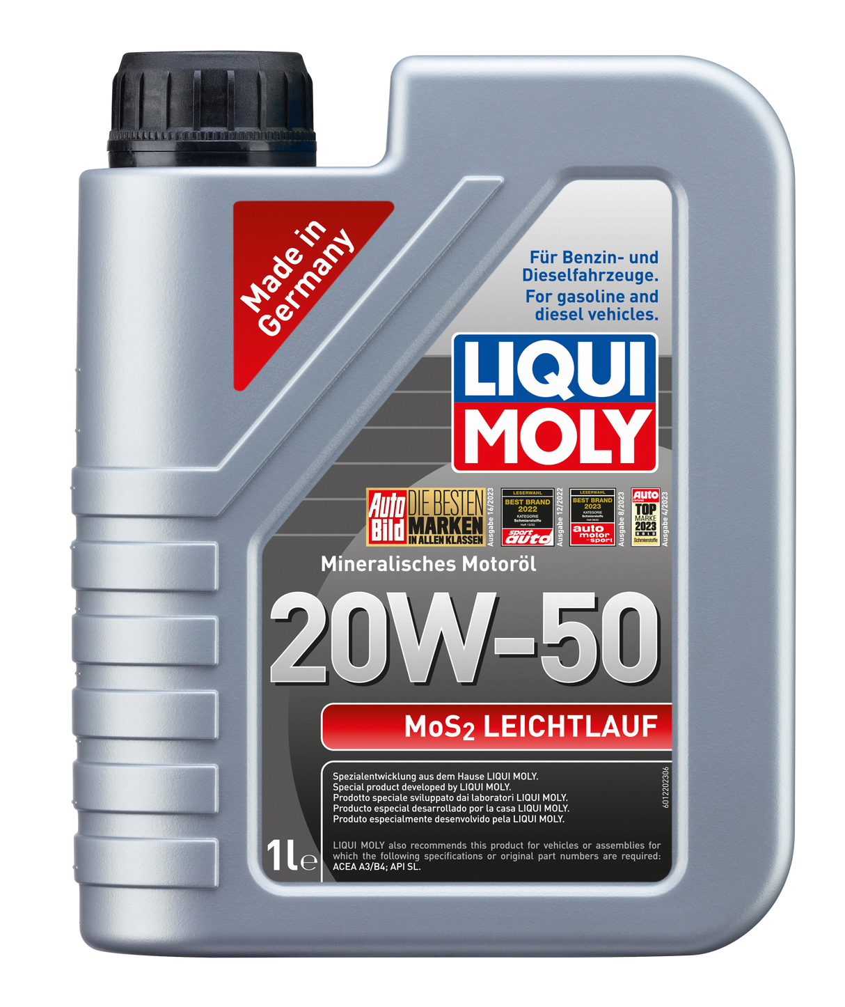 Liqui Moly MoS2 Leichtlauf 20W-50