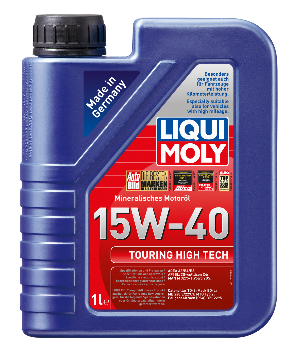 Liqui Moly Touring High Tech 15W40 - Liqui Moly Brasil - A No.1 da Alemanha de Lubrificantes e Aditivos