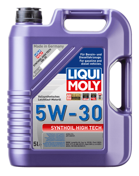 Liqui Moly Synthoil High Tech 5W-30 - LIQUI MOLY BRASIL | O Especialista Alemão